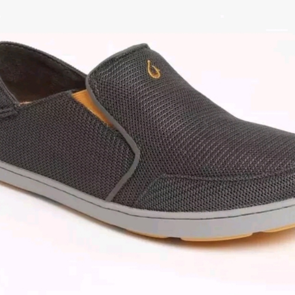 OluKai Men's Nohea Mesh Loafer,Dark Shadow/Dark Sh